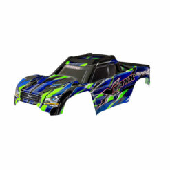 CARROSSERIE X-MAXX VERTE PEINTE ET DECOREE (7867-GRN)