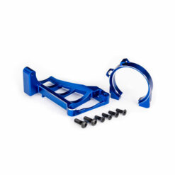 SUPPORTS MOTEUR AVANT/ARRIERE ANODISES BLEUS - MAXX SLASH (10261-BLUE)