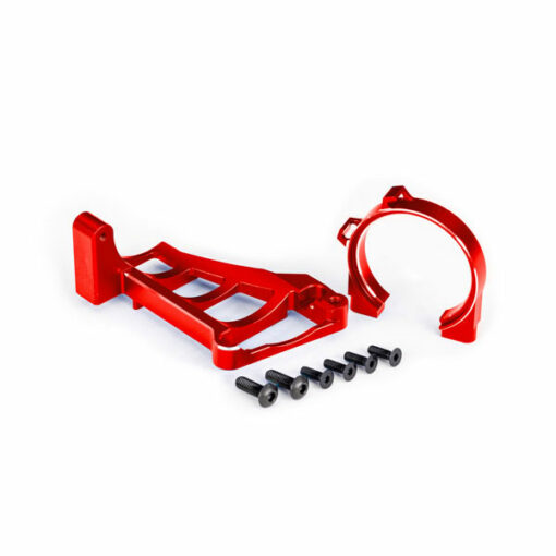 SUPPORTS MOTEUR AVANT/ARRIERE ANODISES BLEUS - MAXX SLASH (10261-RED)