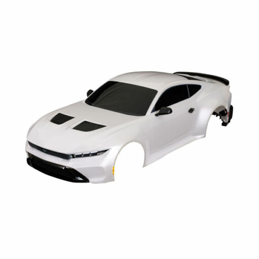 CARROSSERIE COMPLETE MUSTANG BLANCHE PEINTE ET DECOREE (10511-WHT)