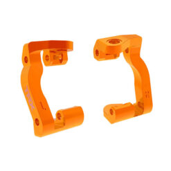 ETRIERS DE FUSEES GAUCHE ET DROIT ALU ANODISES ORANGES (X2) - MINI MA (10733-ORNG)