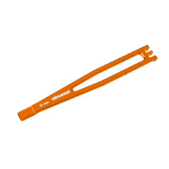 SUPPORT DE BATTERIE ALU ANODISE ORANGE (8327-ORNG)