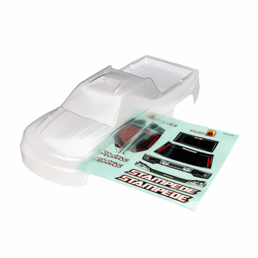 CARROSSERIE TRANSPARENTE STAMPEDE + ACCESSOIRES (3751)